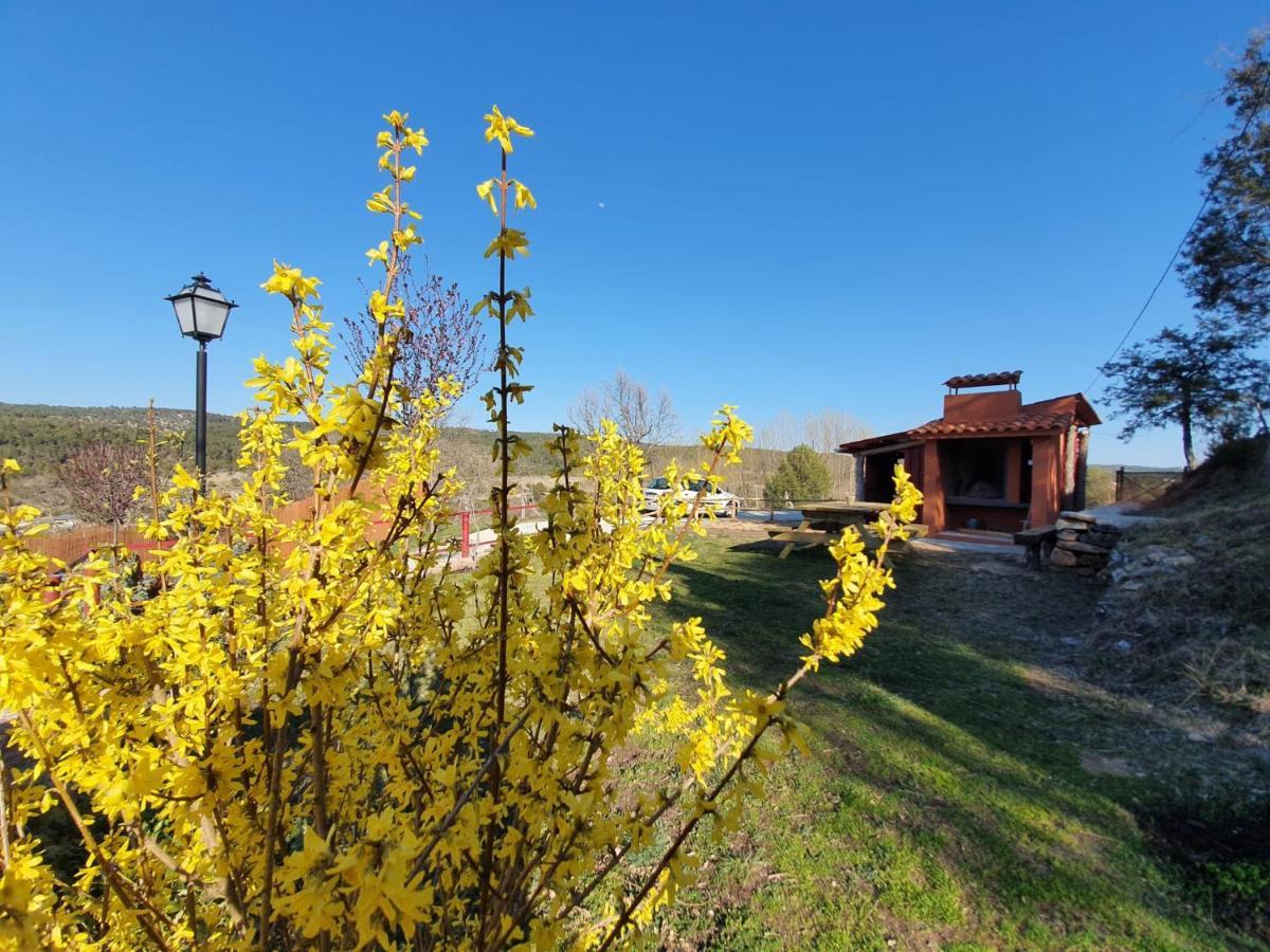 Casa Rural Manitoba Luxe Buenache de la Sierra Esterno foto